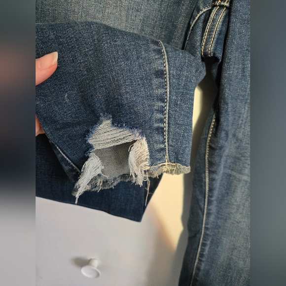 Torrid Dark Blue High Rise Pull-On Super Skinny Jeans - Picture 3 of 8